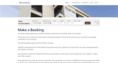 Desktop Screenshot of bookings.mountwayapartments.com.au